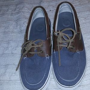 CROFT &BARROW LEATHER  SLIP ON BOAT SHOE SIZE 11